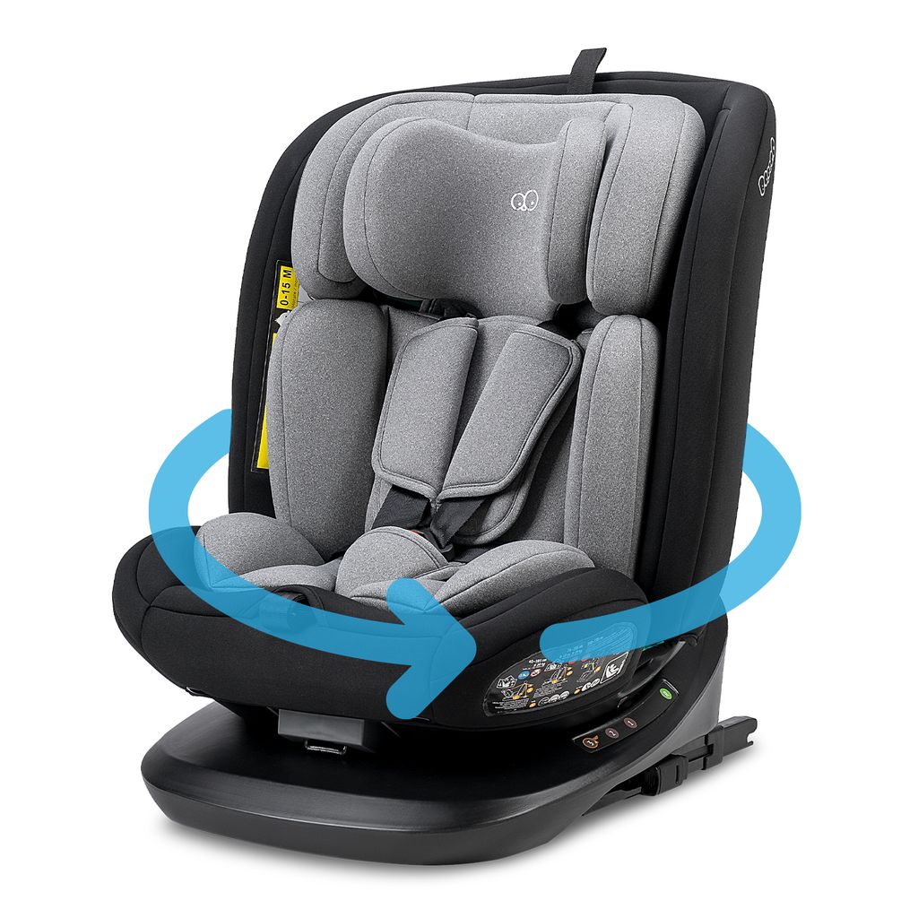 Booboo Safety Lissabon, drehbarer Reboarder mit Isofix und Produktbild 
