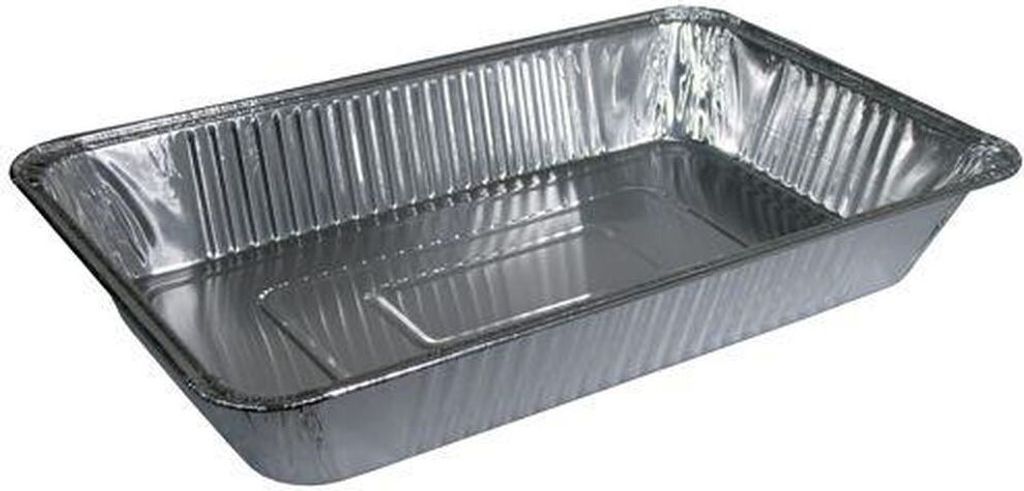 15 Papstar Gastronorm-Behälter, Alu eckig 8,5 l 8 cm x 32,6 cm x 52,7 cm 1/1 14565