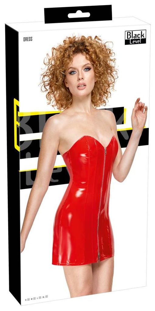 Black Level - Lack Tube-Minikleid