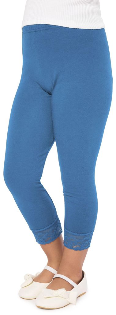 Merry Style Mädchen 3/4 Leggings MS10-293(Blau,158 cm) Produktbild 