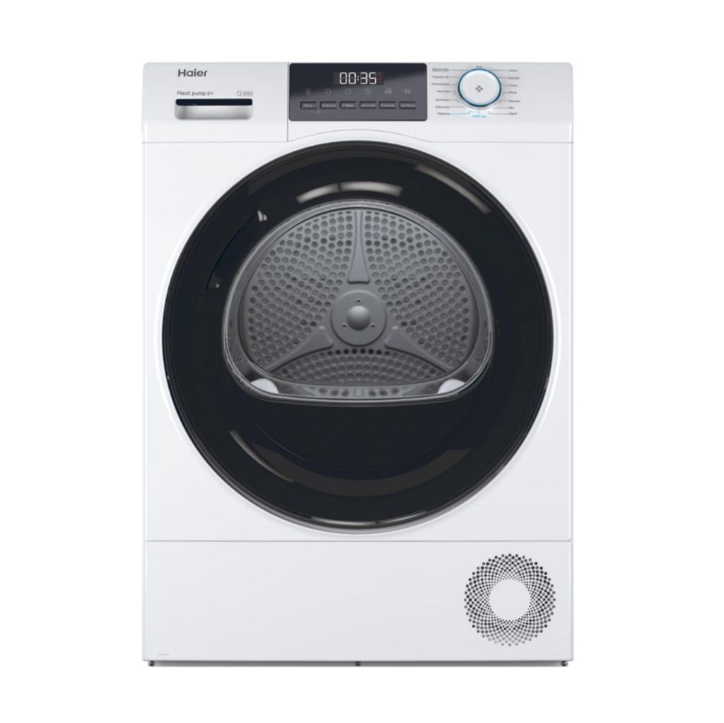 Haier HD80-E929E-DE, Freistehend, Frontlader, Wärmepumpe, Produktbild 