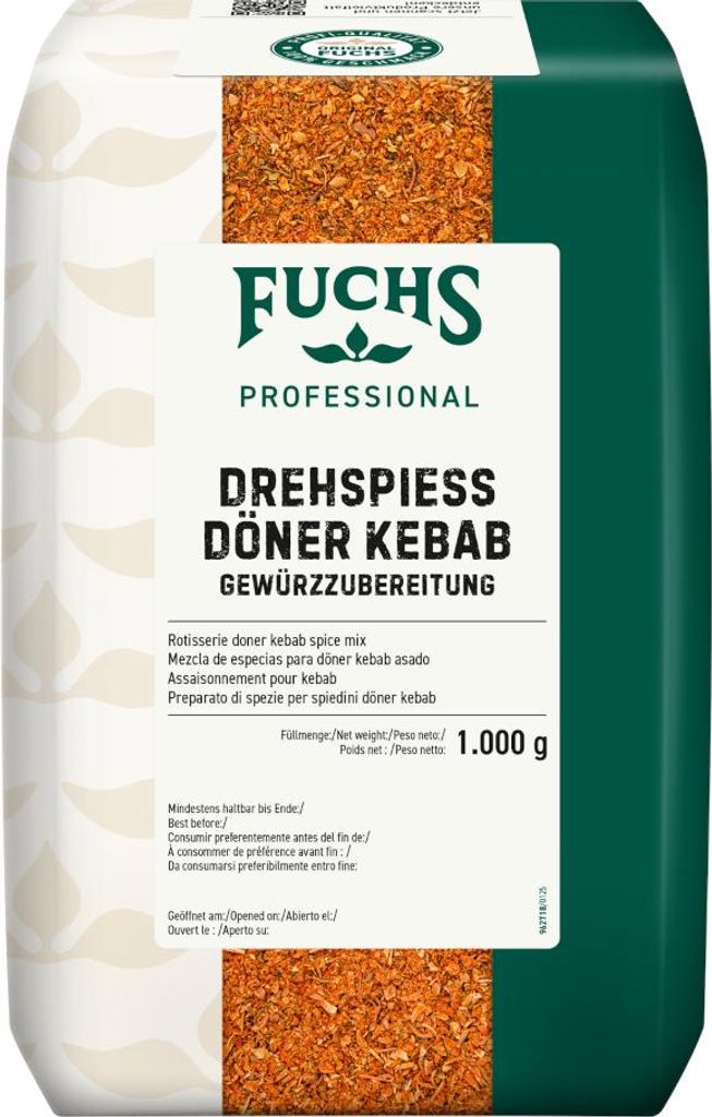 Fuchs Professional směs koření na špízový kebab 1000g Obrázek produktu 