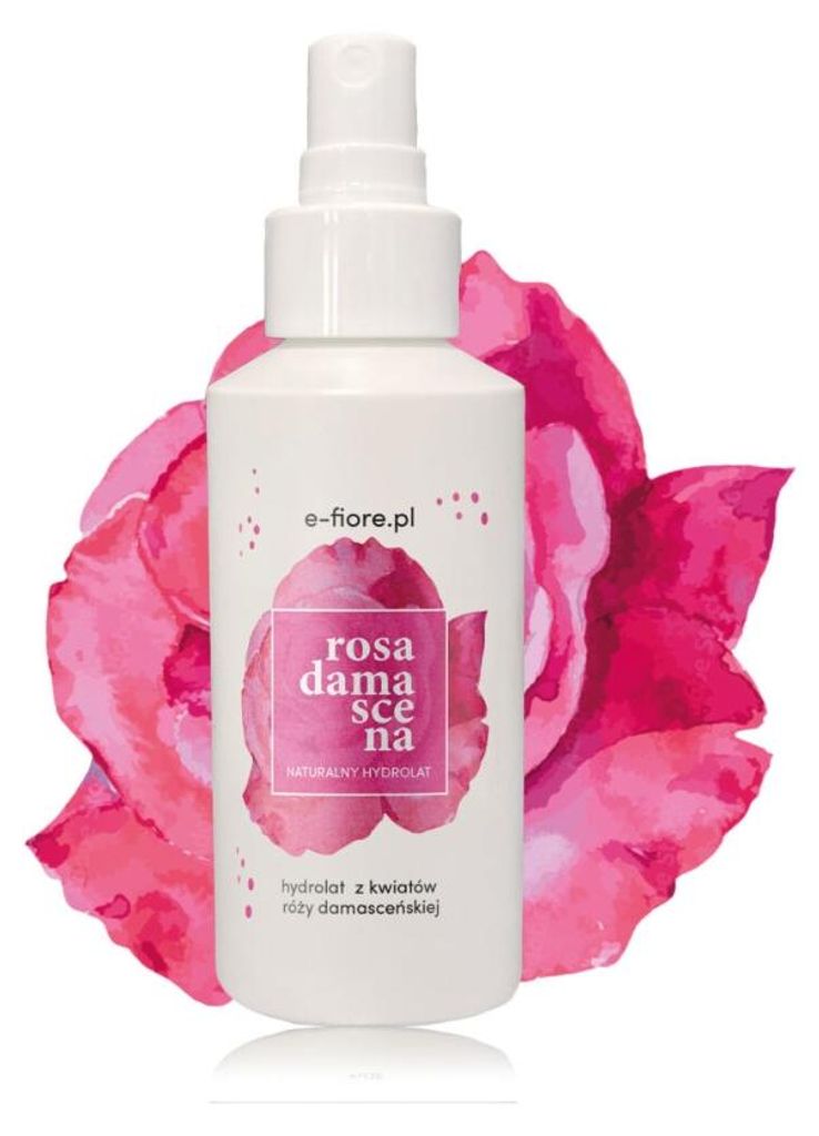 e-FIORE Damast Rose Blossom Hydrolat ohne Produktbild 