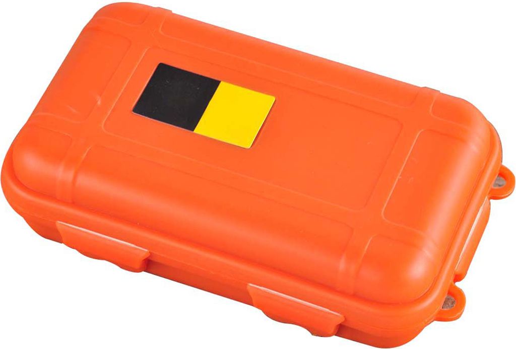 Wasserdichter, stoßfester Aufbewahrungsbehälter für den Außenbereich, luftdichter Koffer, Tragetasche, L, Orange