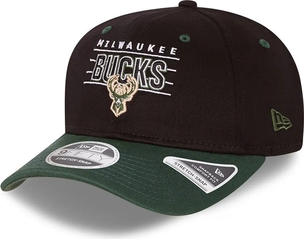 Milwaukee Bucks New Era 9Fifty S/M - Stretch-Snap Originale NBA