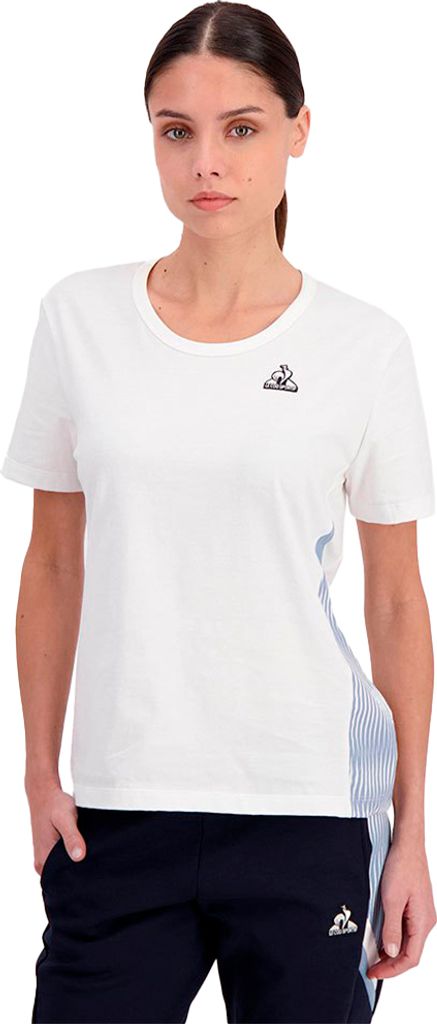 Le Coq Sportif Heritage N°2 Kurzarm-t-shirt Weiß M Frau Weiß M