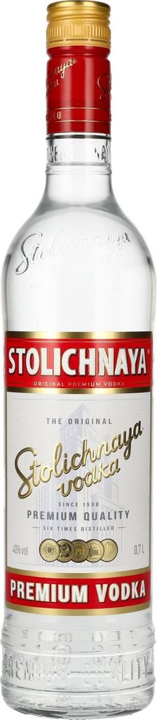 Stolichnaya Vodka 40% Vol. 0.7L Produktbild 