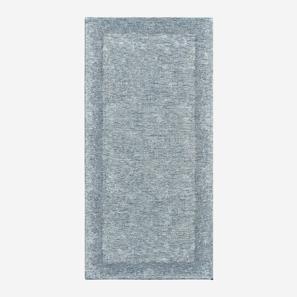 Küchenläufer waschbar rutschfest Jacquard Dublino Hellblau