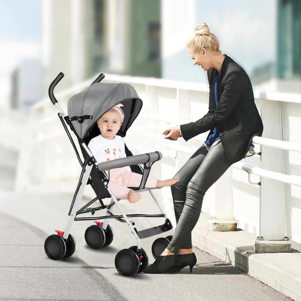 Buggy Kinderwagen zusammenklappbar Leicht 0-2 Jahre mit Produktbild 