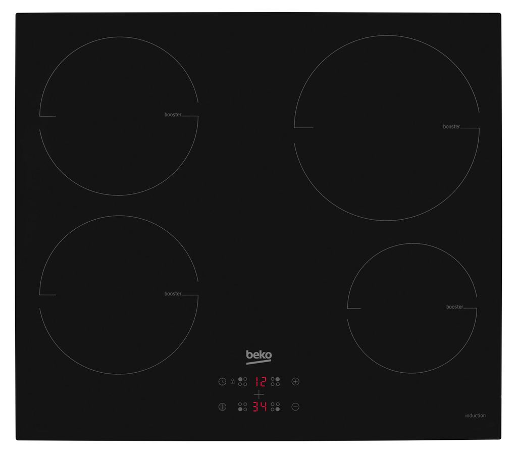 Beko HII 64400 MT, Schwarz, Integriert, 60 cm, Produktbild 