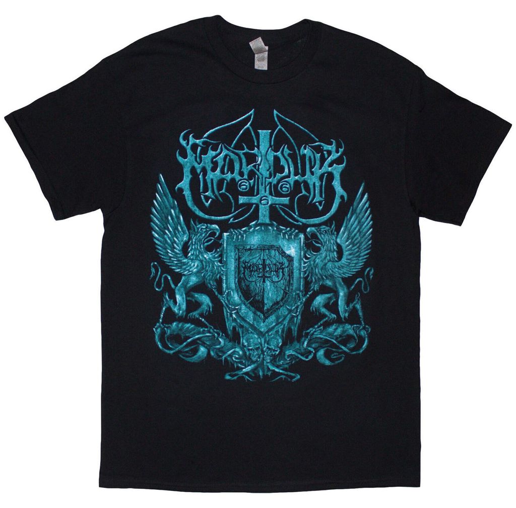 Marduk Black Metal Assault (Back Print) Black 2XL T-Shirt