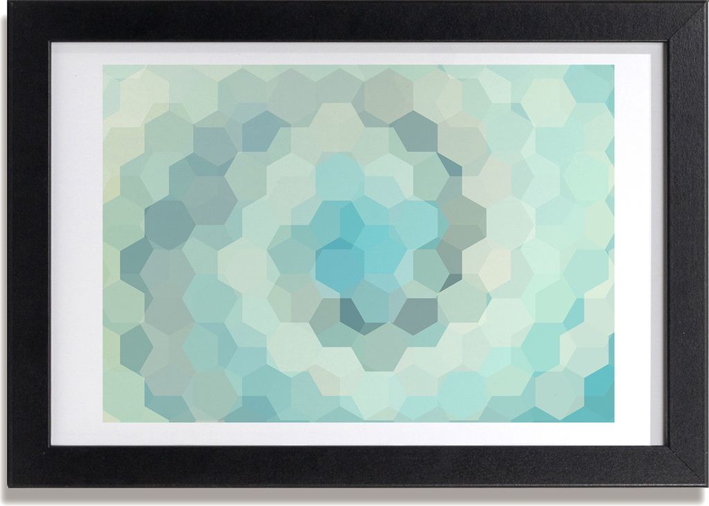 Bild 30x20 MDF-Rahmen, Wandkunst Abstraktion Hintergrund