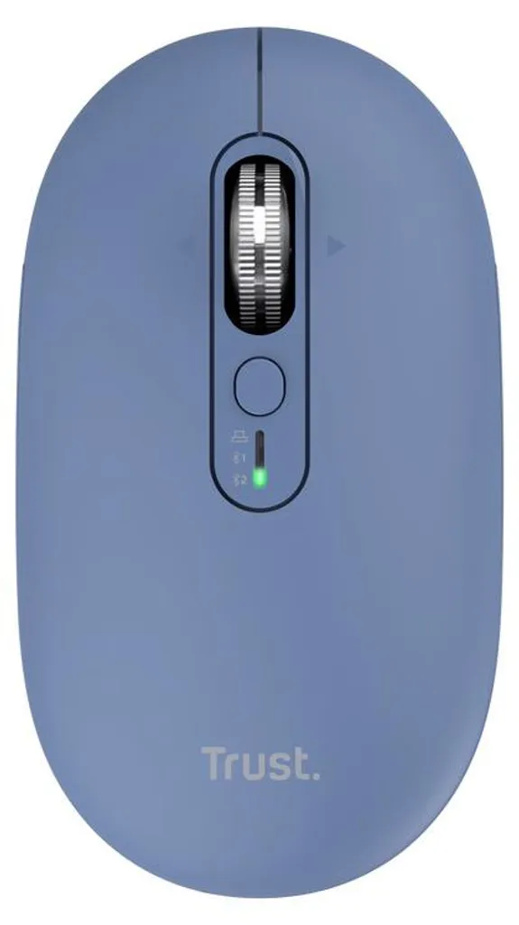 Souris sans fil Trust Seron Slim Multi 3200 DPI bleue pour ordinateur