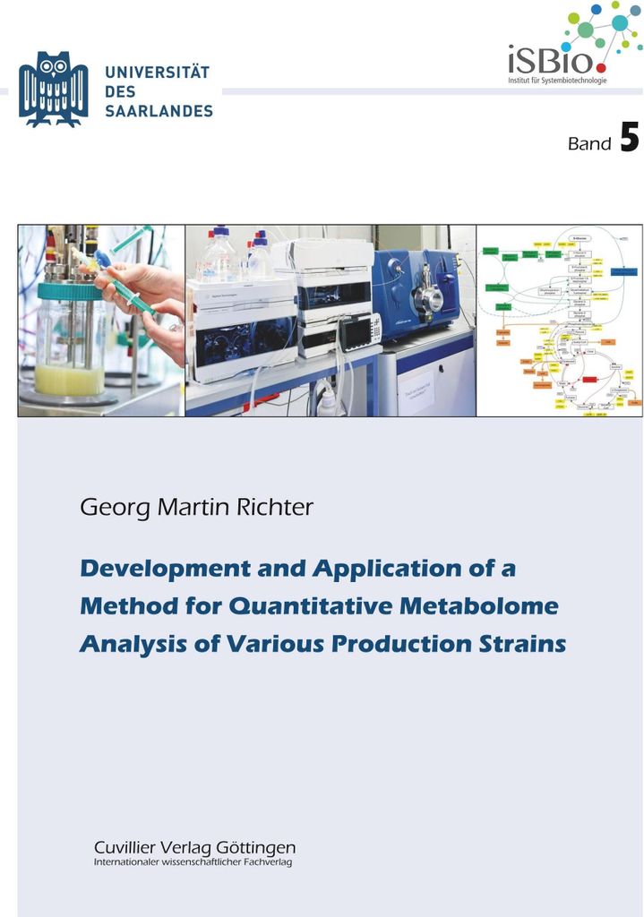 Development and Application of a Method for Quantitative Metabolome Analysis of Various Produc-tion Strains