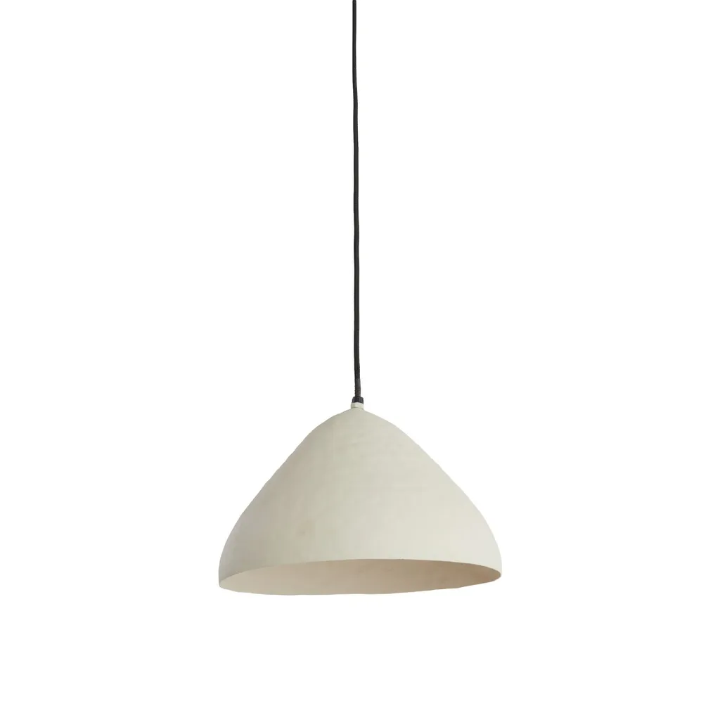 Suspension Elimo beige pour éclairage table à manger ou îlot central