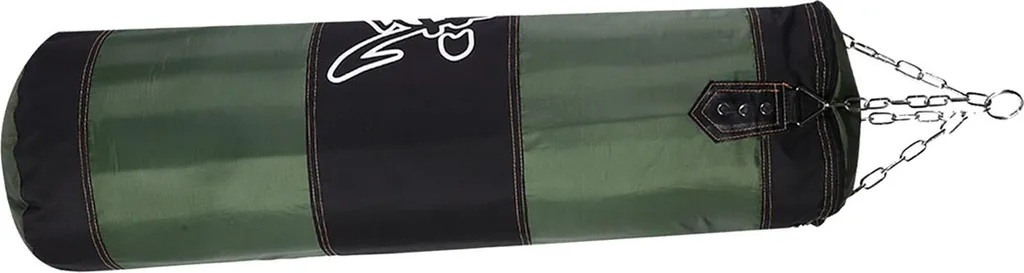Sac de frappe vide 1,2m vert : la solution robuste pour boxe et karaté