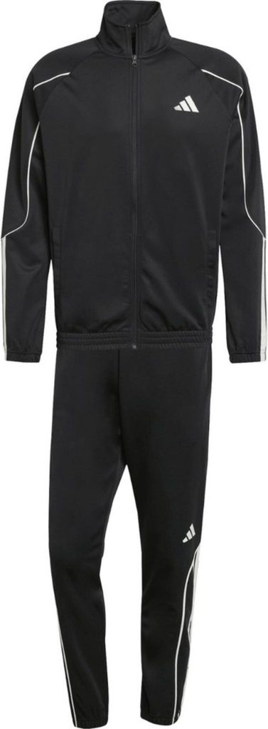 Adidas Complete Tracksuit JN1817 in BLACK/OWHITE color size large