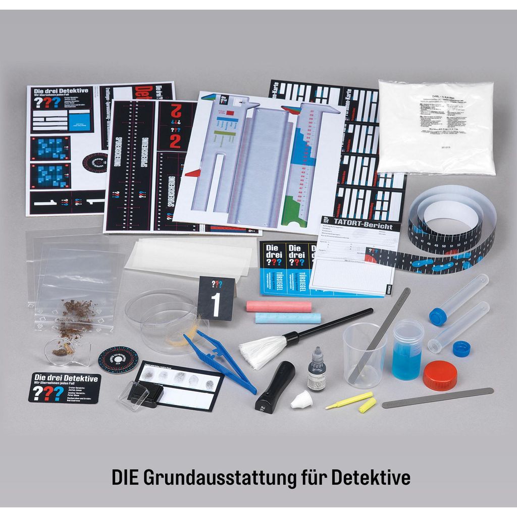 El set de detective de Die drei ??? (equipo completo para Imagen del producto 