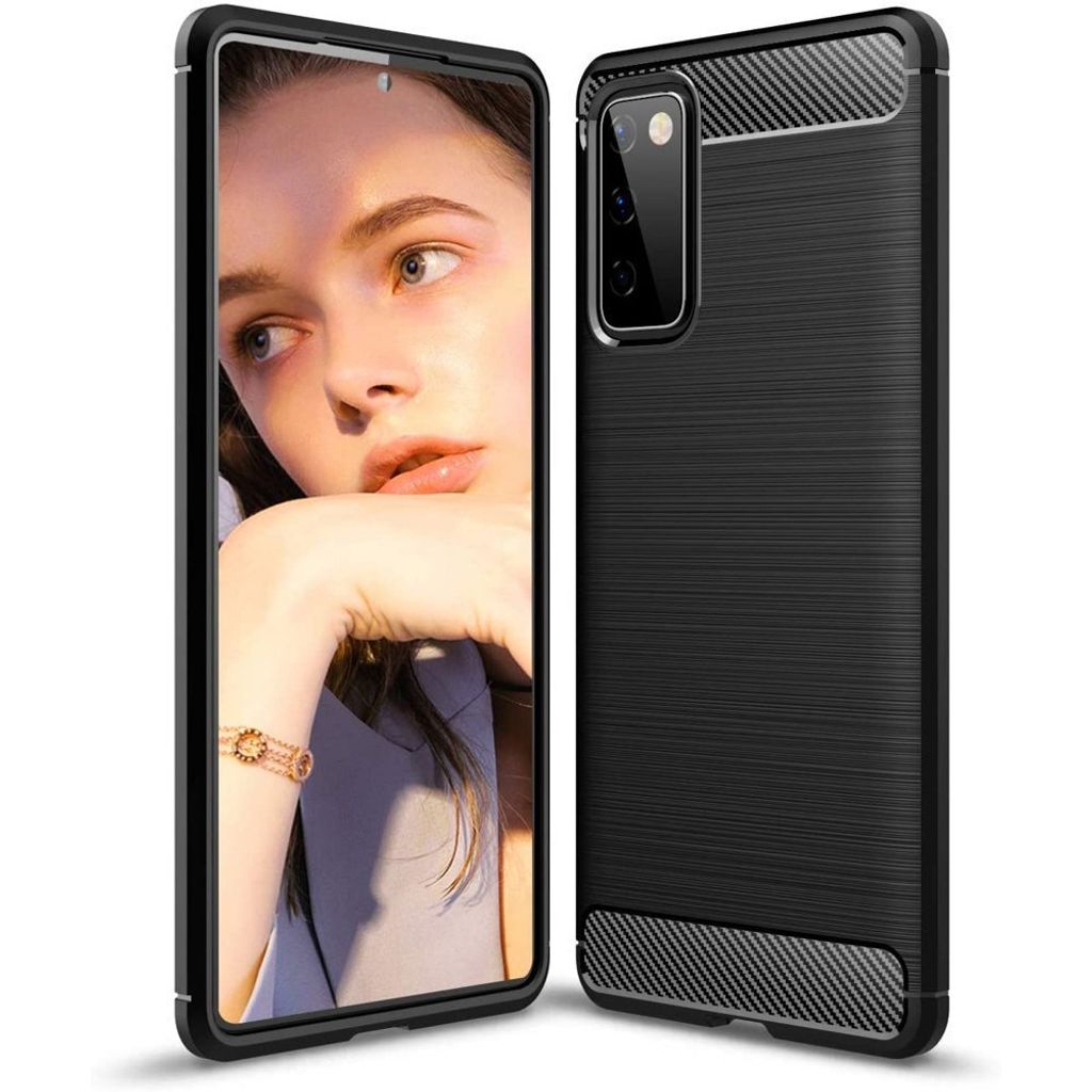 Carbon Shield TPU Hülle für Samsung Galaxy S20 FE 5G - Schwarz KP10829