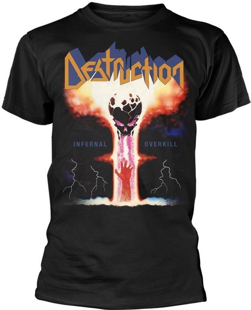 Destruction - "Infernal Overkill" T-Shirt für Herren/Damen Uni PH1564 (L) (Schwarz)