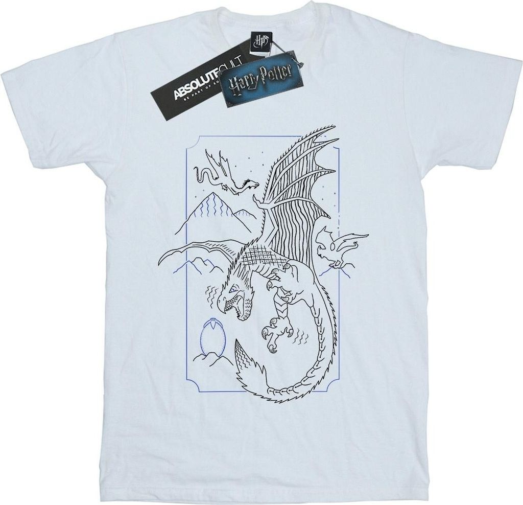 Harry Potter - T-Shirt für Herren BI29619 (M) (Weiß)