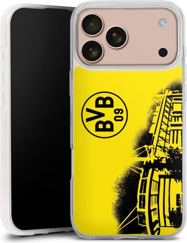 DeinDesign Handyhülle für Apple iPhone 17 Pro Max Silikon Hülle Case Smartphone Schutzhülle BVB Borussia Dortmund Stadion