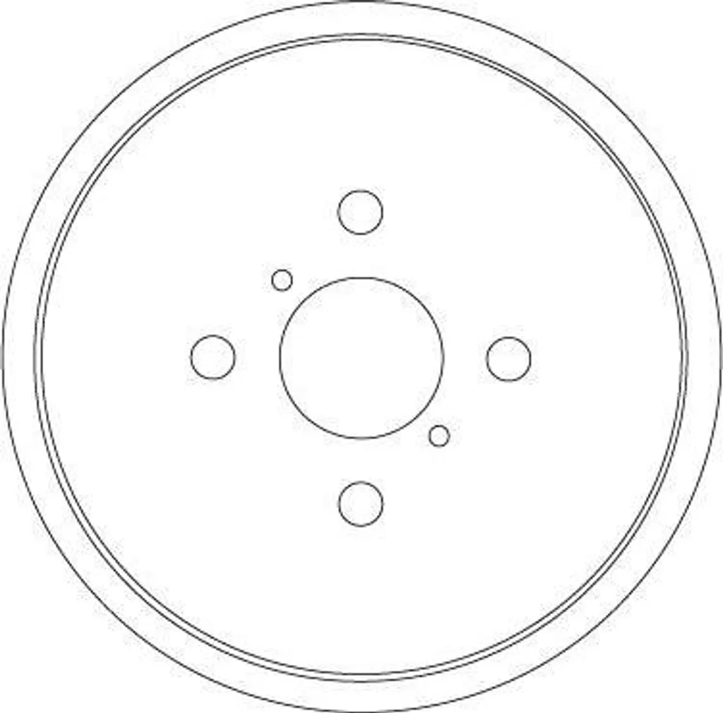 Tambour de frein pour remplacement Toyota Yaris - Kit TRW DB4551 OE