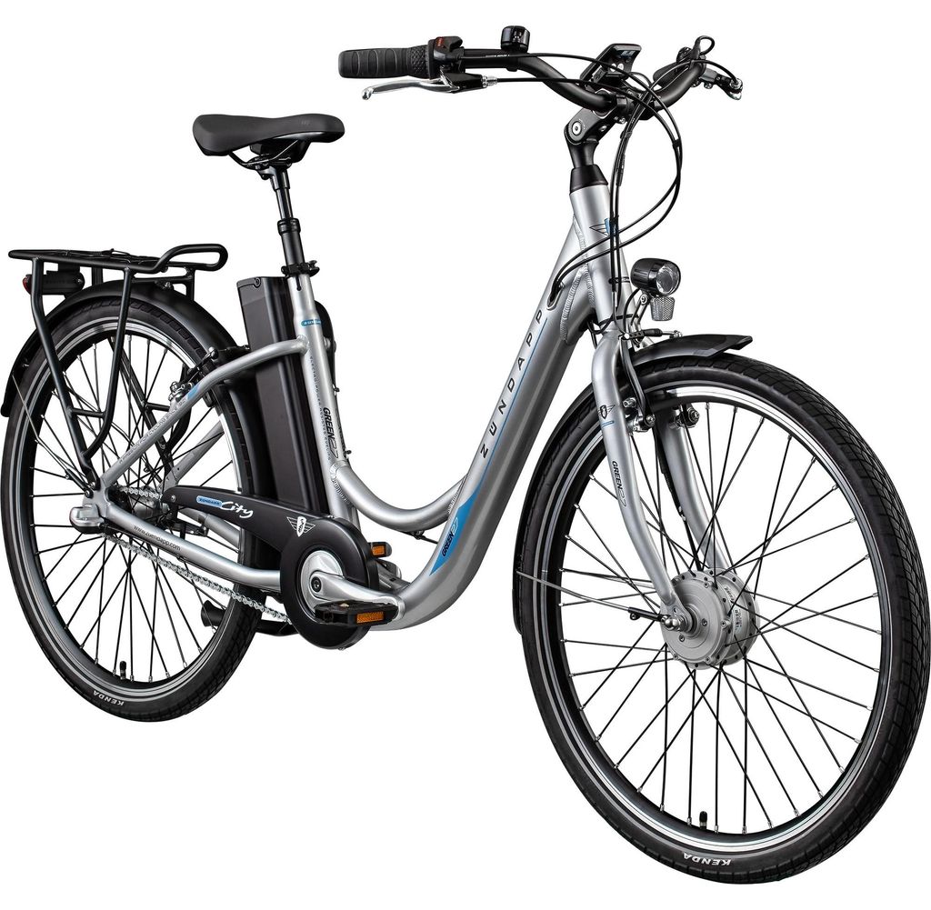 Zündapp Green 2.7 E Bike Damenfahrrad 26 Zoll grau Produktbild 