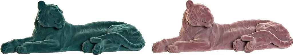 Décoration design tigre pour intérieur chic et coloré - Résine 36 cm