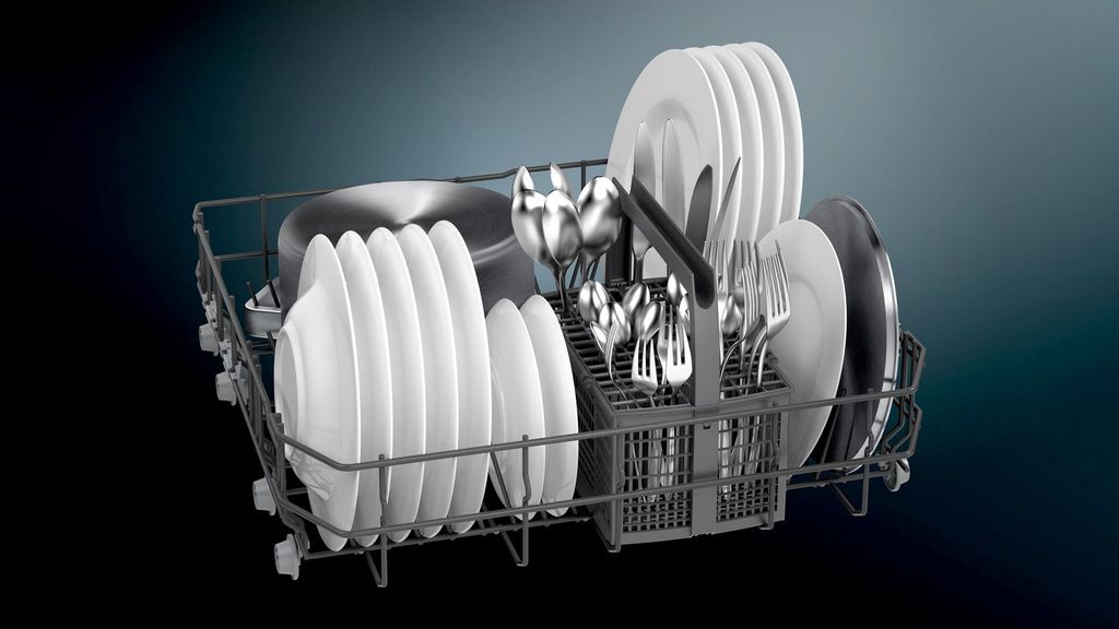 Geschirrspüler 60cm Einbau Fernstart Besteckkorb Siemens Produktbild 15