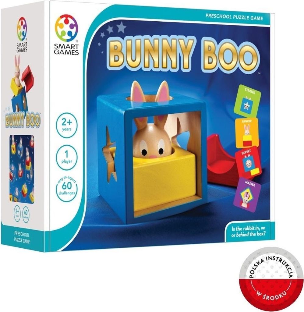SmartGames Bunny Boo, 2 rok / roky, Viacfarebný Obrázok produktu 