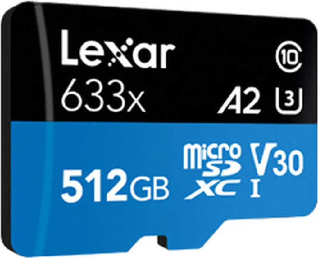 Mémoire flash Lexar High Performance micro SD pour vidéo 4K et drone - 5