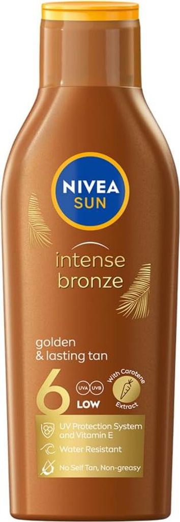 Nivea Sun, Bronzing Sun Lotion SPF 6, 200 ml Produktbild 