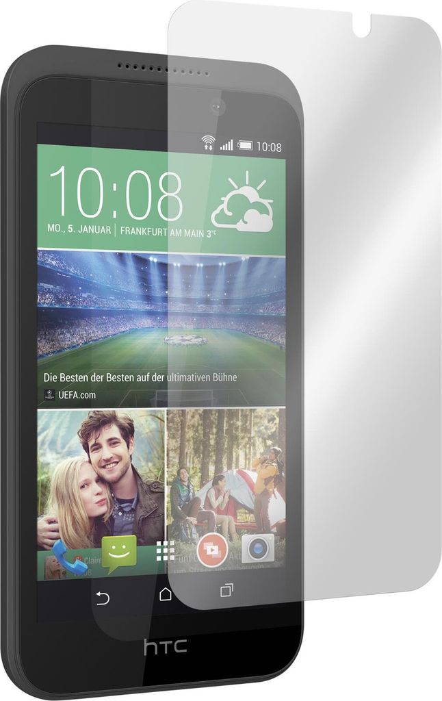 8er-Pack PhoneNatic Displayschutzfolien matt kompatibel mit HTC Desire 320