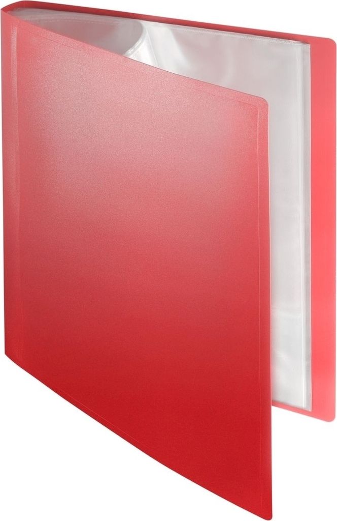 FSY Sichtbuch flexibel, 50 Hüllen, A4, PP rot, 1 Stück