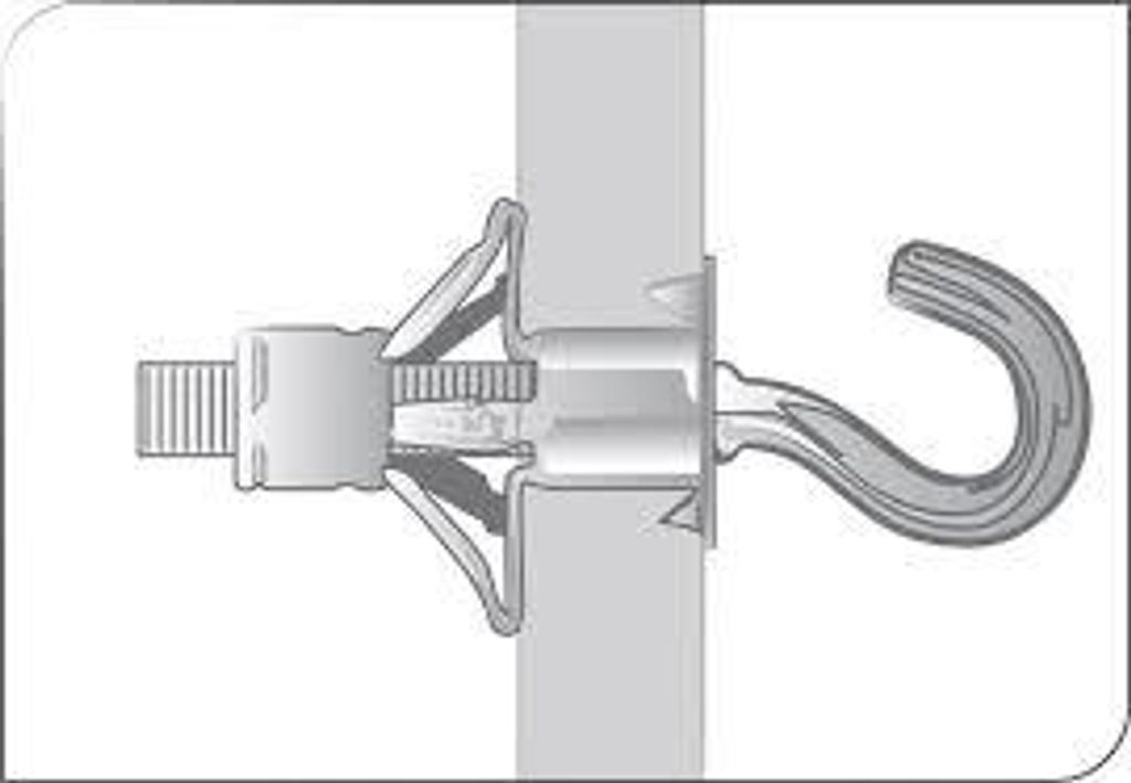 Packung mit 25 CAE SCELL-IT Basishaken - 6 x 60 mm - CAE0660