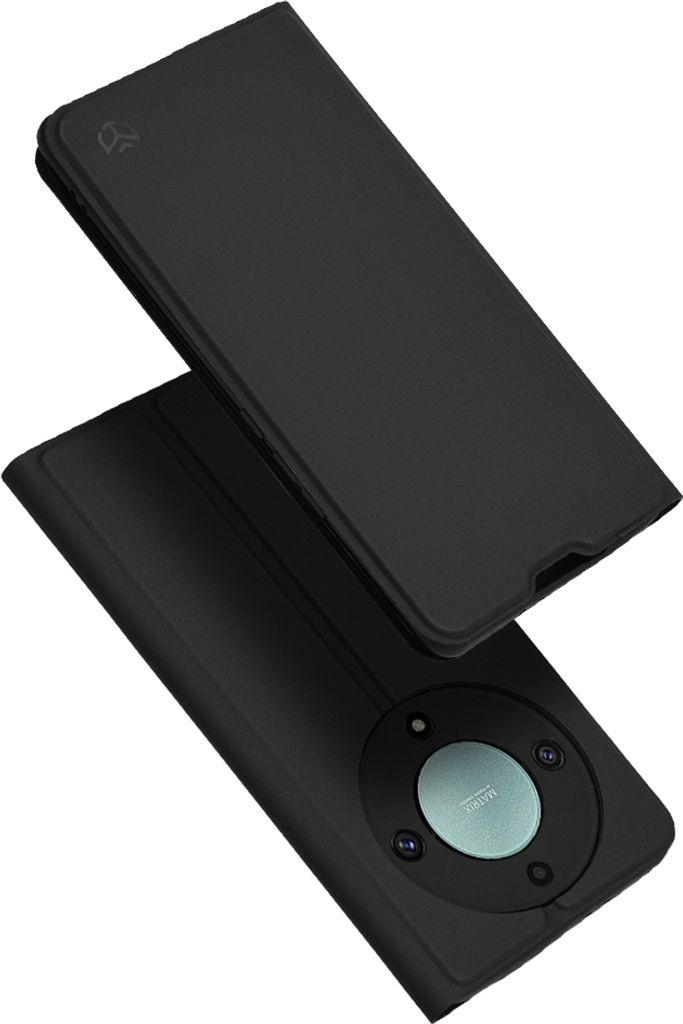 Techsuit Magskin Book Wallet Klapphülle für HONOR Magic5 Lite - Schwarz