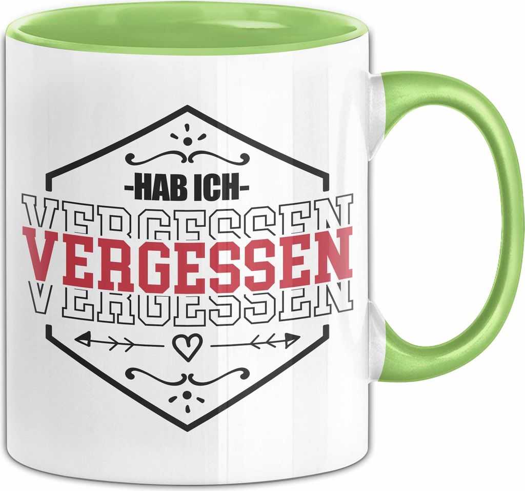 Ehemann Tasse Geschenk Hab Ich Vergessen Geschenk Von Ehefrau (Grün)