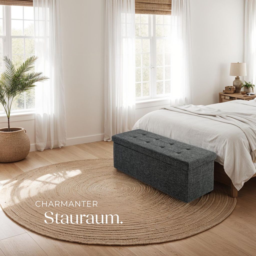 Sitzhocker mit Stauraum 110 x 38 x 38 cm Produktbild 7