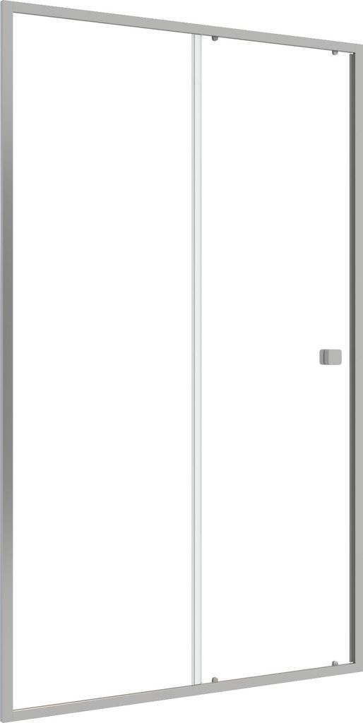 Porte de douche coulissante blanc 120x185cm - extensible - Image du produit 