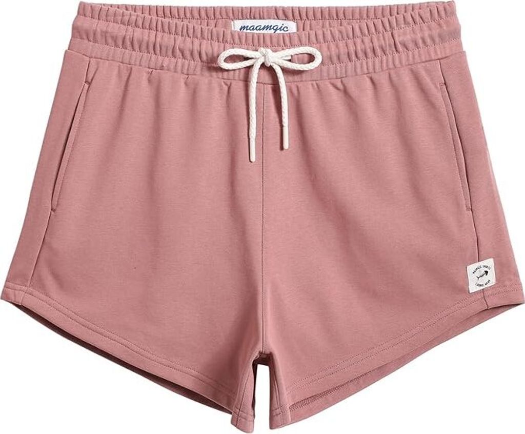 MaaMgic Frauen kurze Sweatshorts Rosa M
