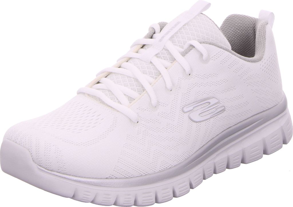 Skechers Graceful - Get Connected - Bianco / Argento Immagine del prodotto 