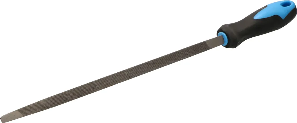 Lima da officina KOTARBAU® Frecce triangolari 250 mm per metallo con impugnatura profilata