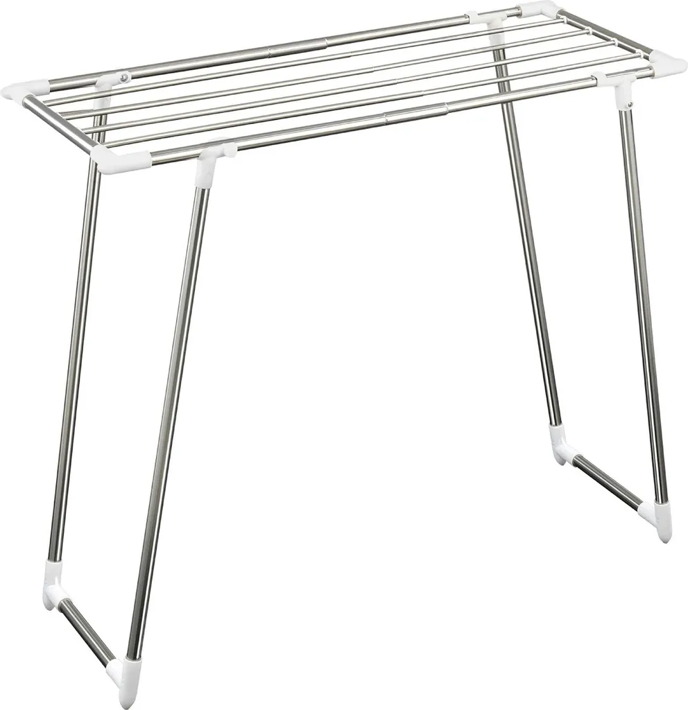 Séchoir Maximex Vario télescopique en inox, 110cm de surface modulable