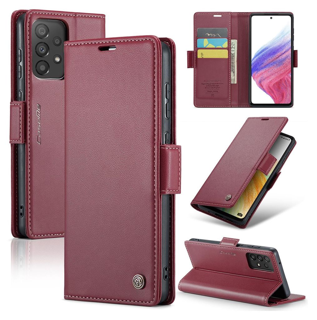 Galaxy A53 5G Case, kožené pouzdro s funkcí stojánku pro Obrázek produktu 