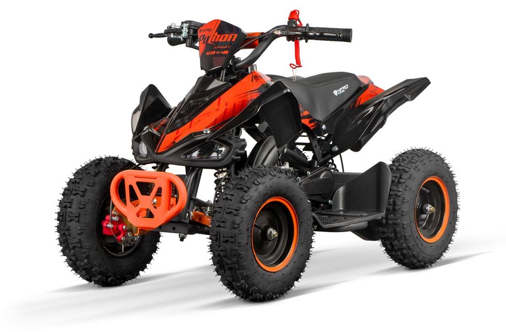 49ccm Pocketquad Kinder Quad Benzin Mini ATV Python Sport 4Takt 6 Zoll Orange