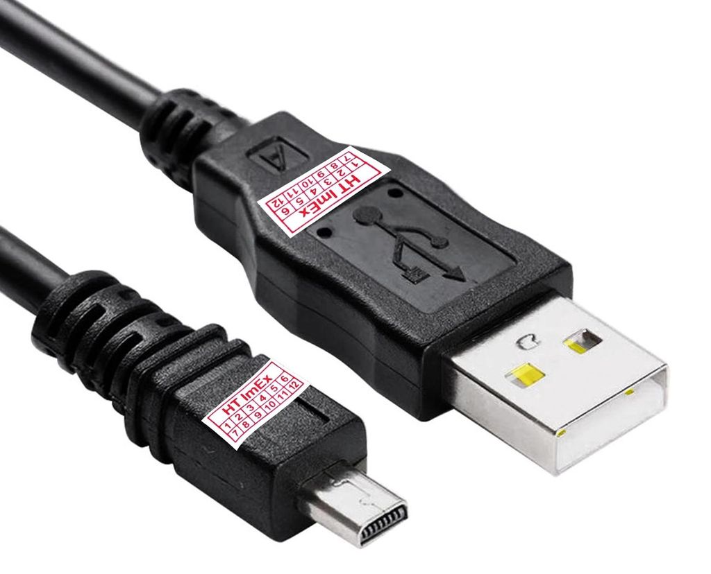 USB Kamera Kabel Ladekabel Datenkabel anschluss für Maginon SZ 10 SZ 24 SZ 125 SW 140, Z 1600 Z 1655 SW140