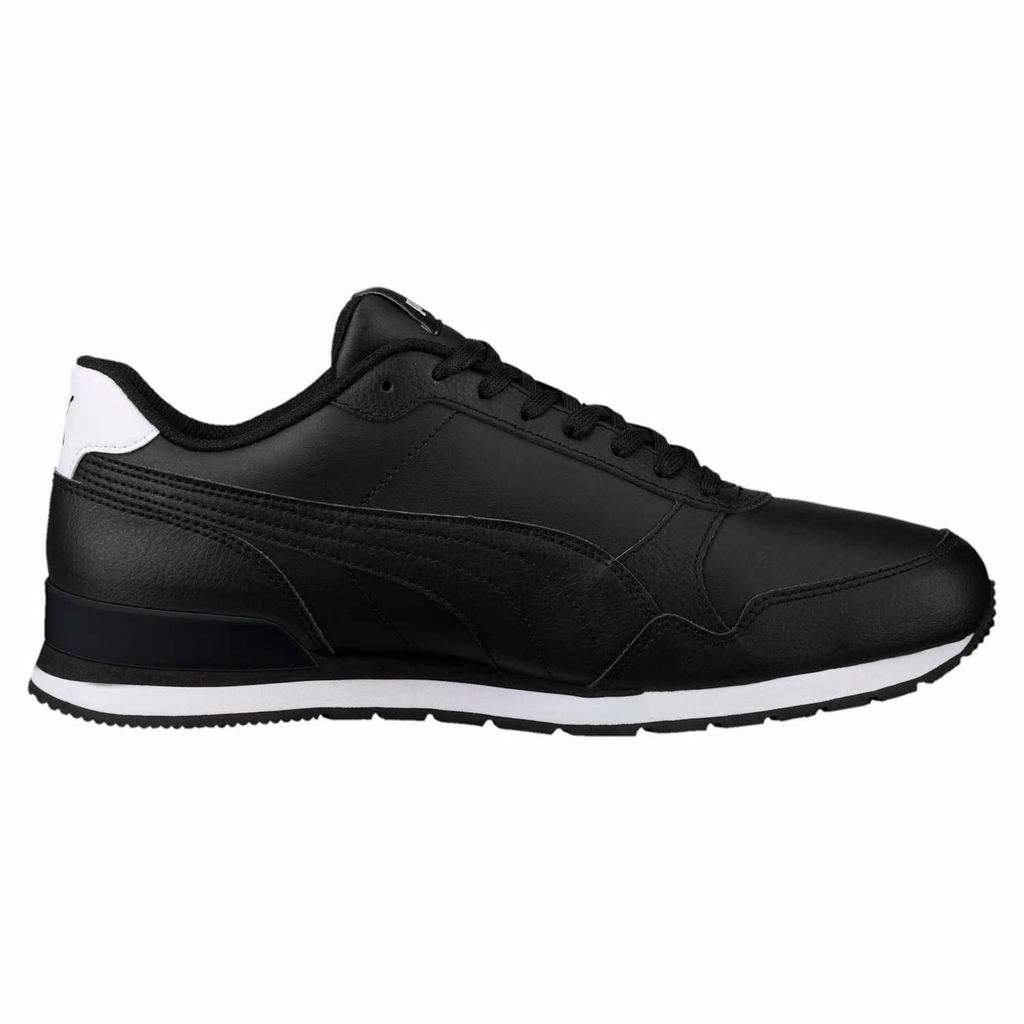 PUMA ST Runner v2, Uni, Erwachsener, Schwarz, Einfarbig, Schnürverschluss, Gummi