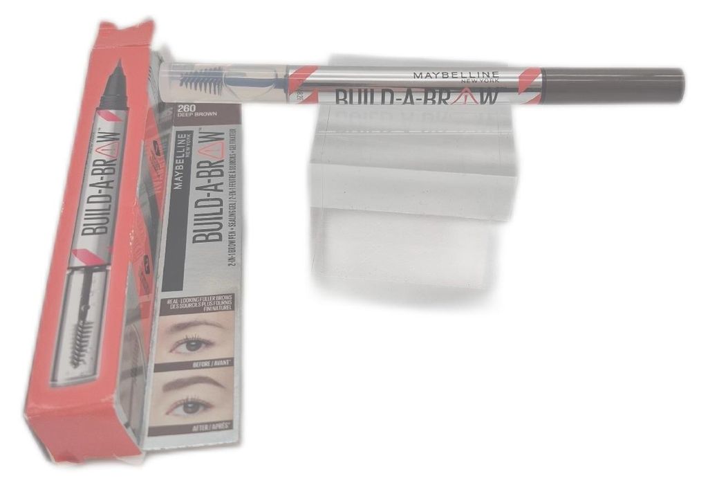 Maybelline New York Augenbrauenstift Build-A-Brow 260 Deep Brown, 1 St
