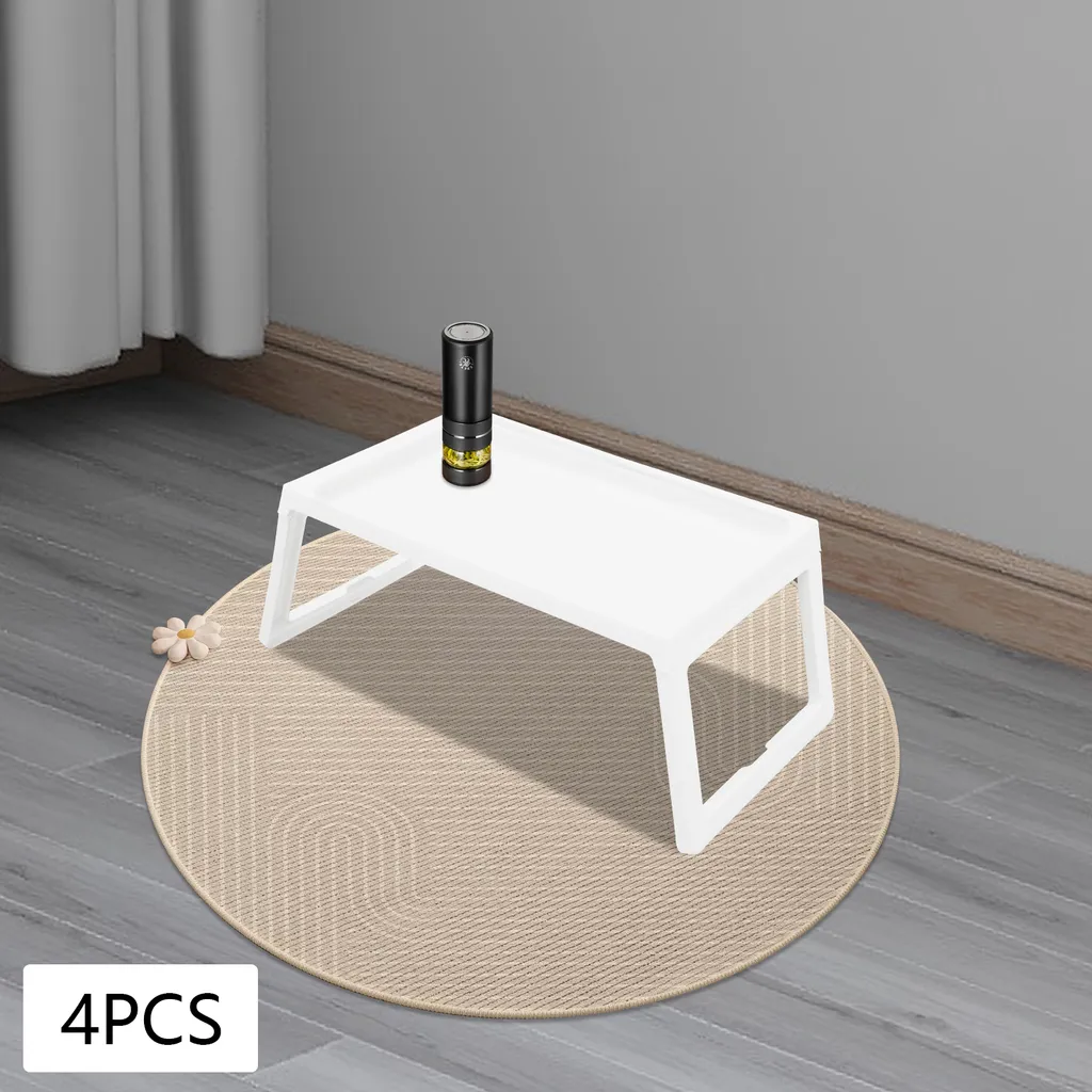 Tablette de Lit Pliable contre les Renversements, Lot de 4 Plateaux